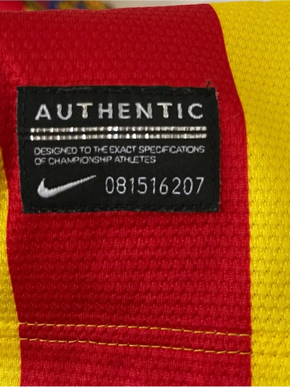Nike Men’s Long-Sleeve FC Barcelona 2013/14 Neymar Jr #11 Away Shirt, Size L